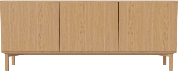 Silent Sideboard 200 cm - Wooden Base