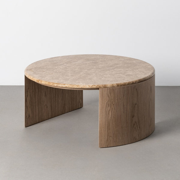 Marble & MDF Coffee Table 80x80x36 cm