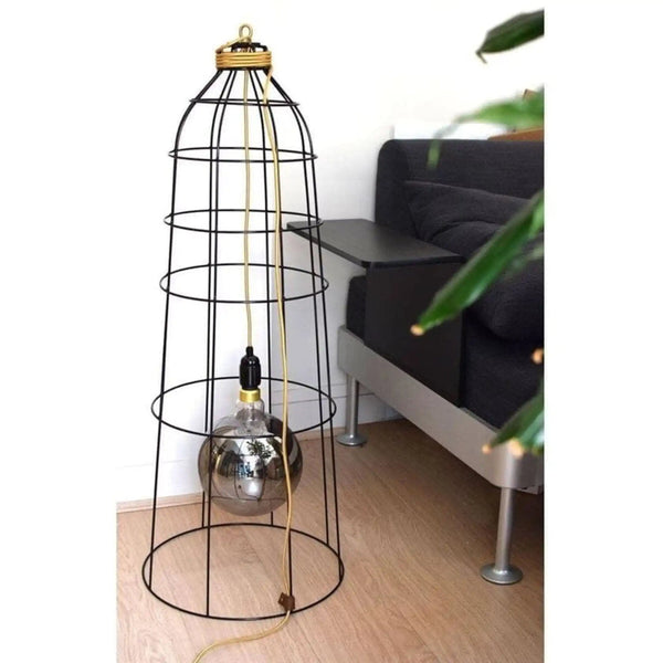 CAGE XXL Industrial Lampshade – Matte Black