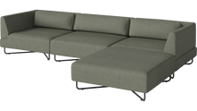 Carica l&#39;immagine nel visualizzatore di Gallery, Orlando Garden Sofa with Chaise Lounge Savane - Outdoor fabric, Green melange