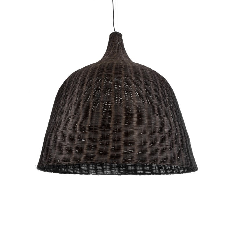Brown Rattan Boho Pendant Lamp