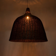 Load image into Gallery viewer, Brown Rattan Boho Pendant Lamp