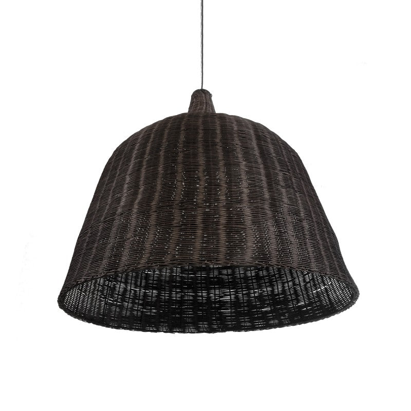 Brown Rattan Boho Pendant Lamp