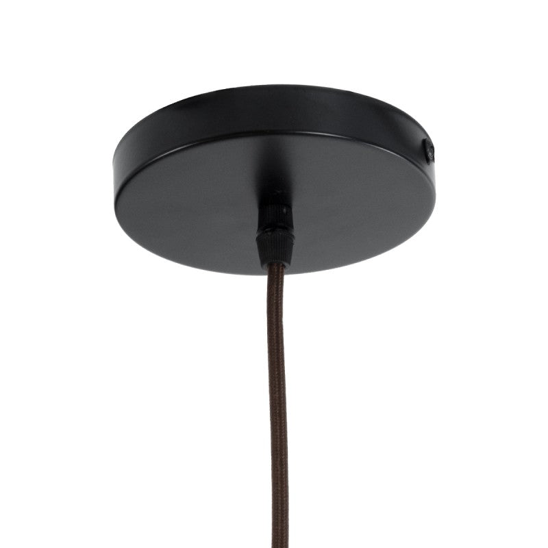 Brown Rattan Boho Pendant