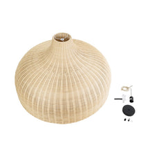 Load image into Gallery viewer, PENDANT LAMP RATTAN 100X100X60 NATURAL