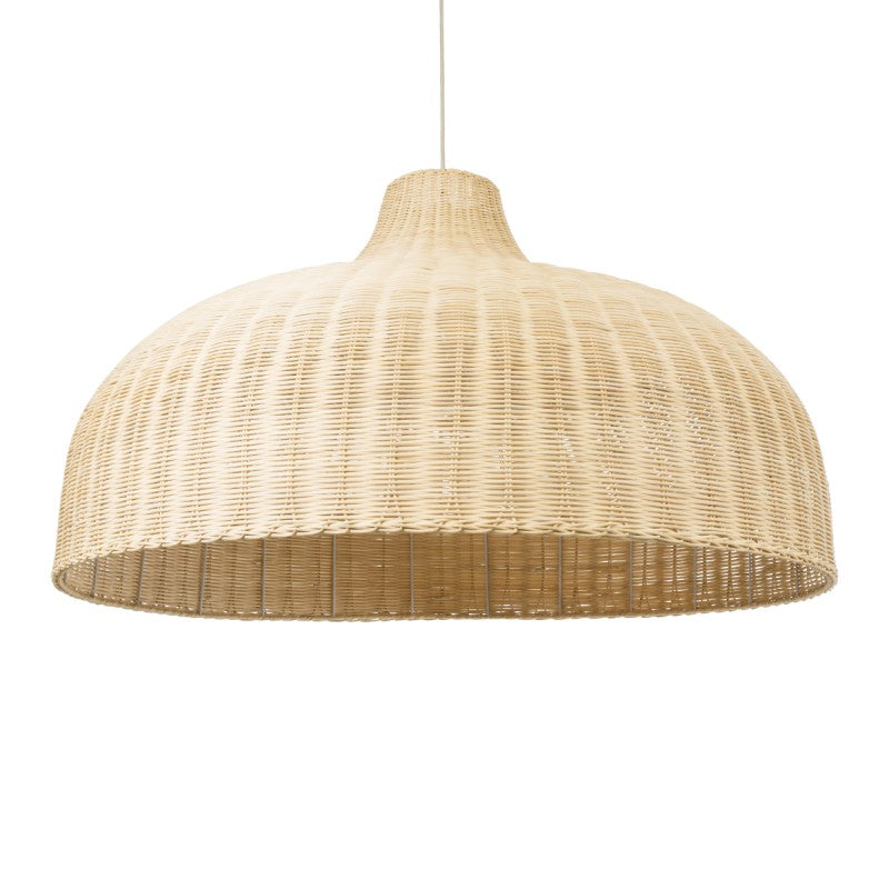 PENDANT LAMP RATTAN 100X100X60 NATURAL