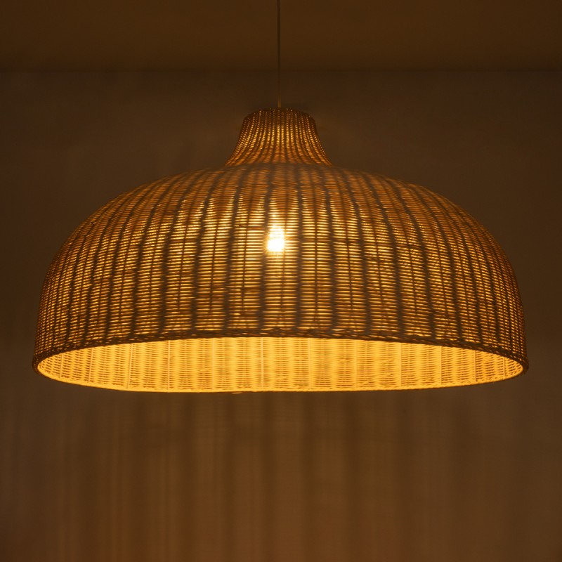 PENDANT LAMP RATTAN 100X100X60 NATURAL