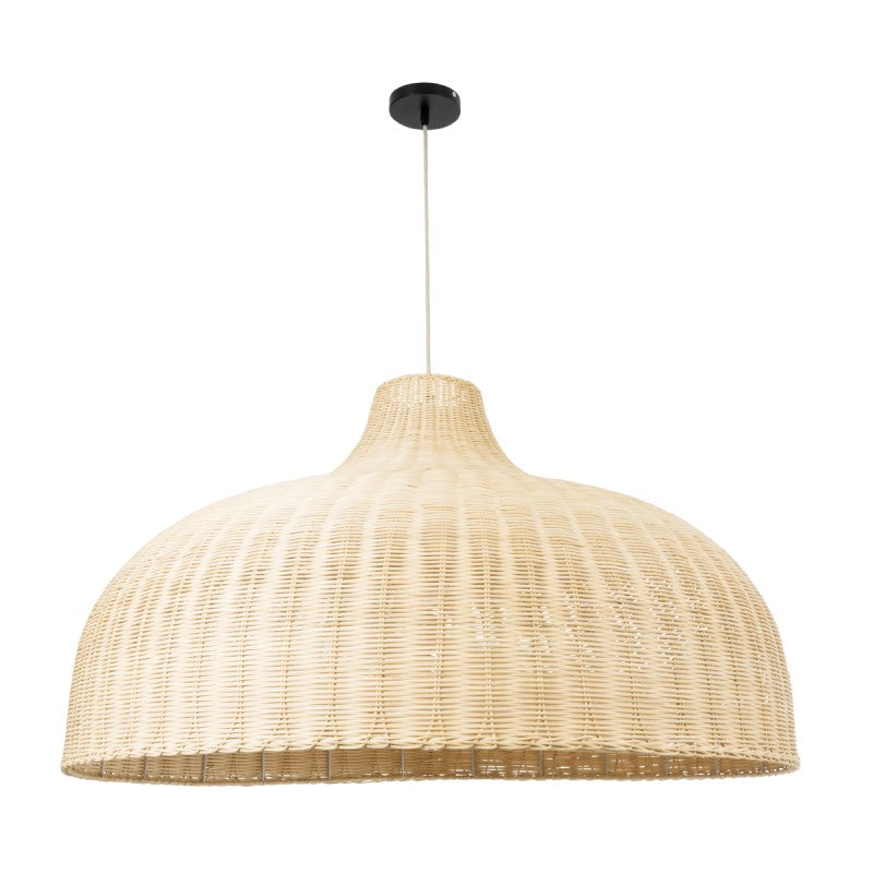 PENDANT LAMP RATTAN 100X100X60 NATURAL