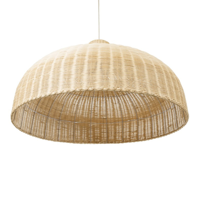 PENDANT LAMP RATTAN 100X100X60 NATURAL