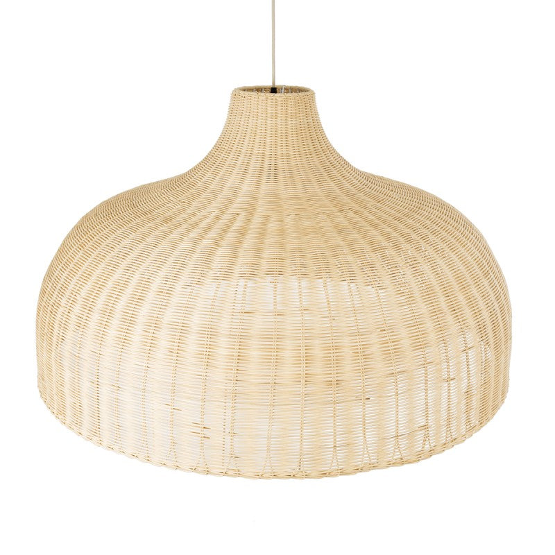PENDANT LAMP RATTAN 100X100X60 NATURAL