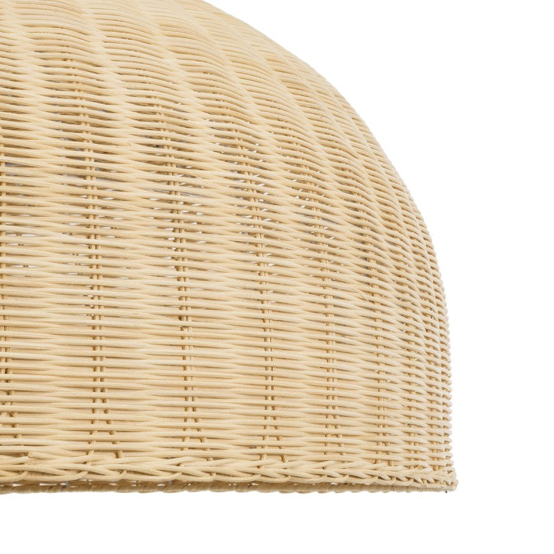 PENDANT LAMP RATTAN 100X100X60 NATURAL