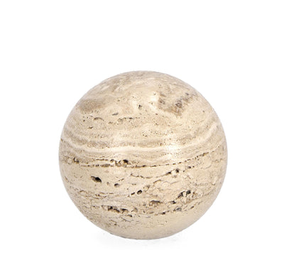 TIKAR BEIGE MARBLE SPHERE DECORATION
