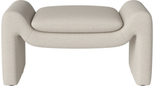 Load image into Gallery viewer, Mielo footstool Revi Bouclé &amp; texture, Ivory