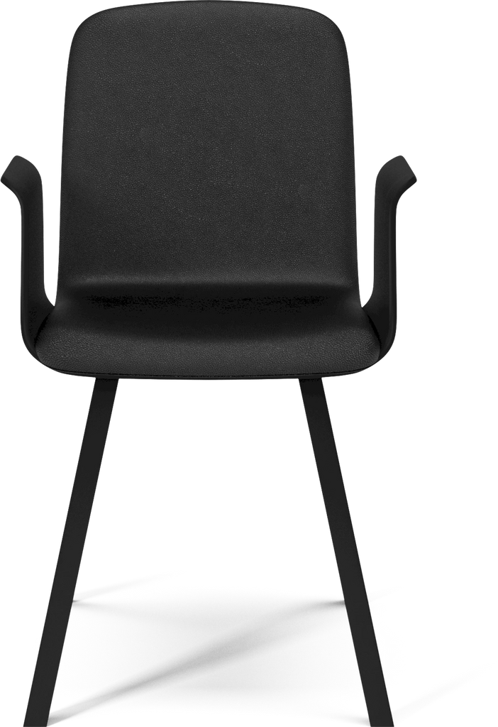 Palm Upholstered Dining Chair w. Veneered Armrest