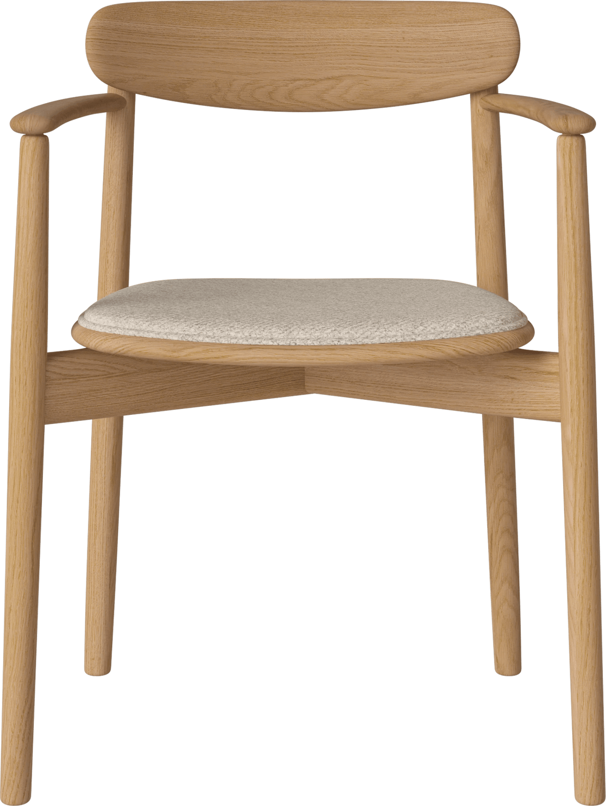 Merge Upholstered Dining Chair with armrest