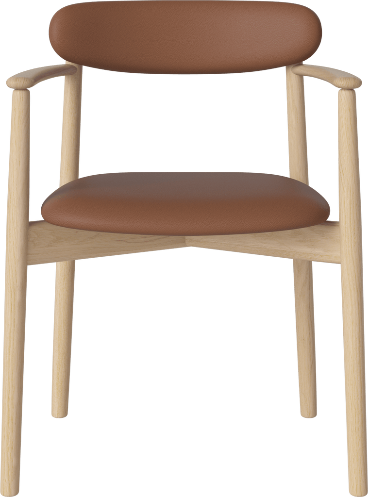 Merge upholstered dining chair with armrest