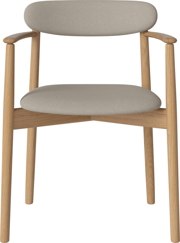 Merge upholstered dining chair with armrest