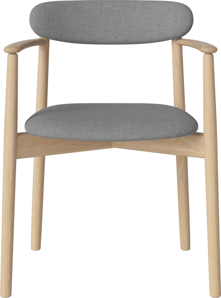 Merge upholstered dining chair with armrest