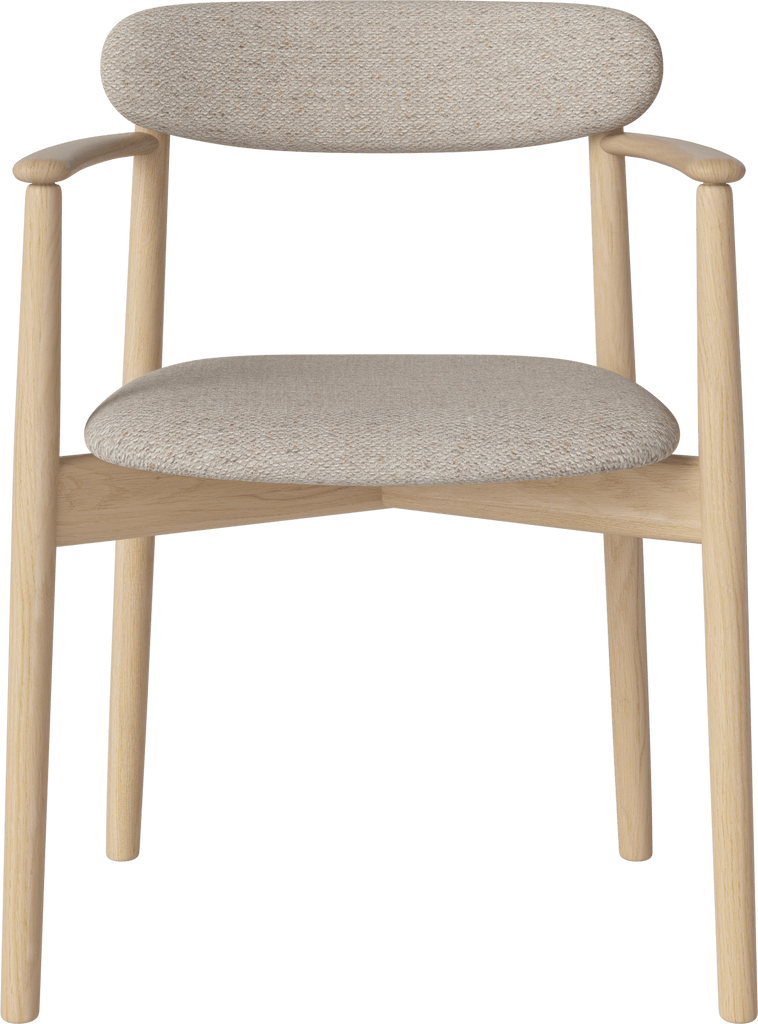 Merge upholstered dining chair with armrest
