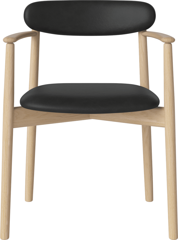 Merge upholstered dining chair with armrest