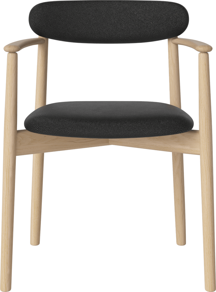 Merge upholstered dining chair with armrest