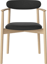 Carica l'immagine nel visualizzatore di Gallery, Merge upholstered dining chair with armrest