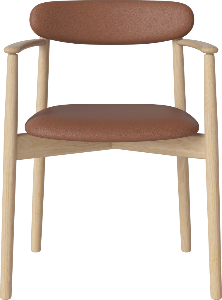 Merge upholstered dining chair with armrest