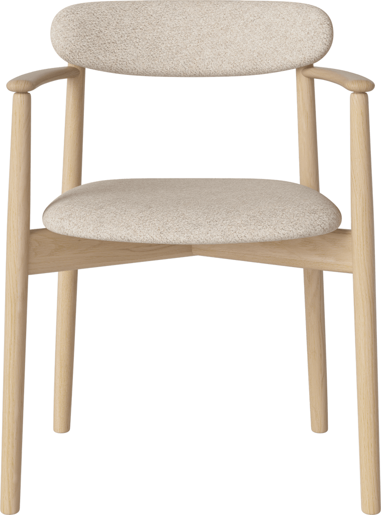 Merge upholstered dining chair with armrest