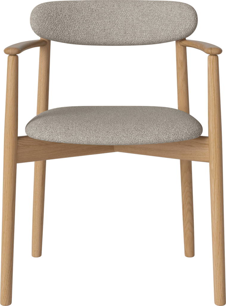 Merge upholstered dining chair with armrest