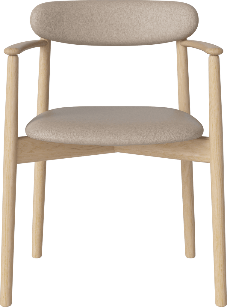 Merge upholstered dining chair with armrest