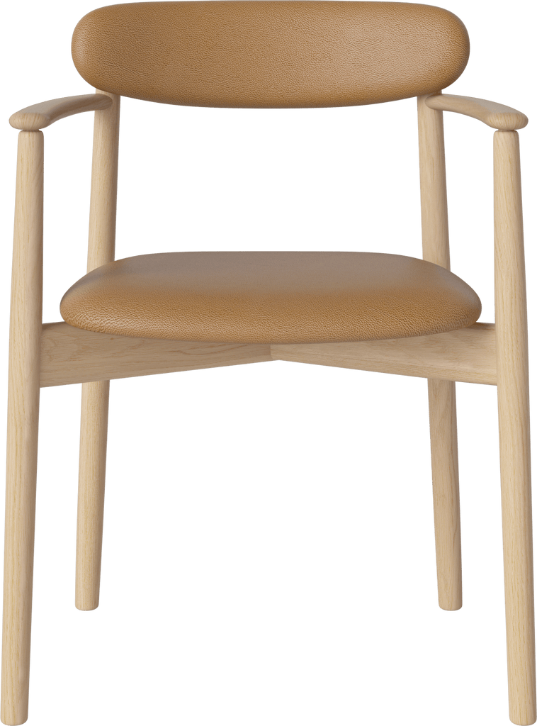 Merge upholstered dining chair with armrest
