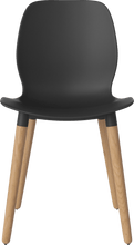Carica l'immagine nel visualizzatore di Gallery, Seed Dining Chair - Poly/Wood Legs