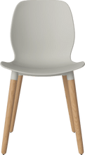 Carica l'immagine nel visualizzatore di Gallery, Seed Dining Chair - Poly/Wood Legs