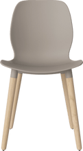 Carica l'immagine nel visualizzatore di Gallery, Seed Dining Chair - Poly/Wood Legs