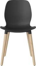 Carica l'immagine nel visualizzatore di Gallery, Seed Dining Chair - Poly/Wood Legs