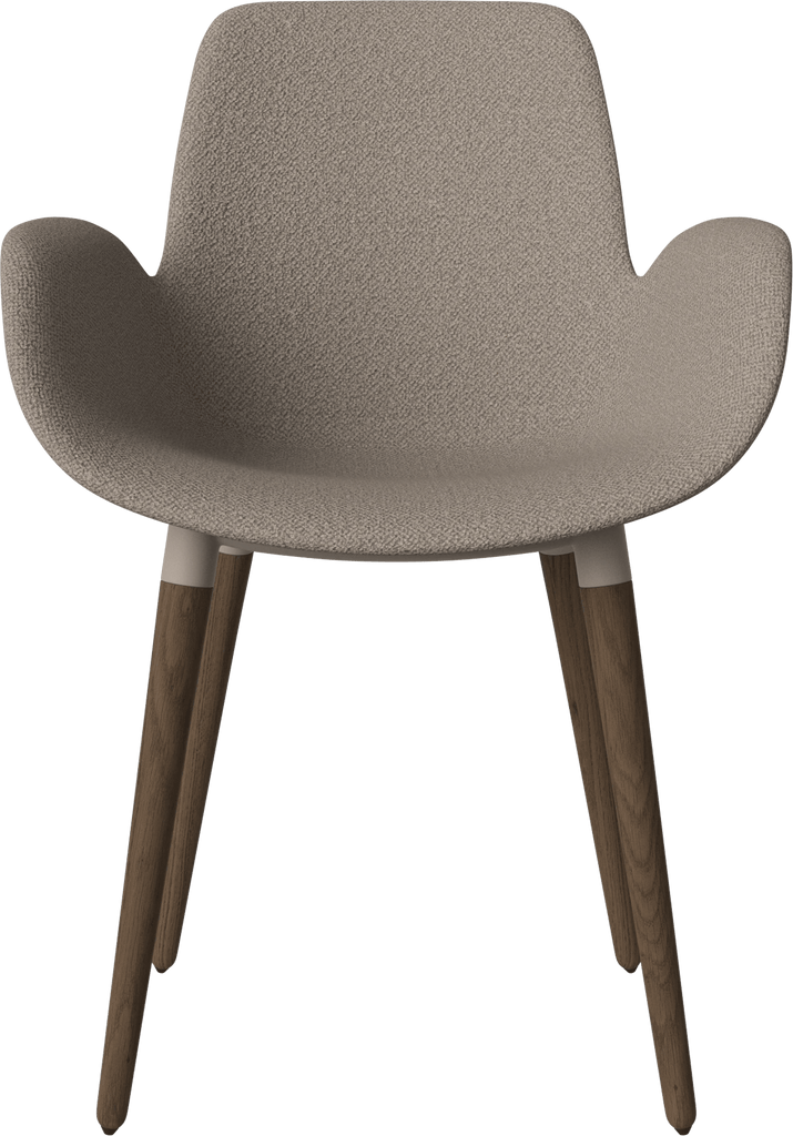 Seed Chair w. armrest & upholstered seat - curated edition