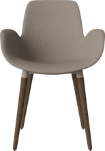 Carica l'immagine nel visualizzatore di Gallery, Seed Chair w. armrest &amp; upholstered seat - curated edition