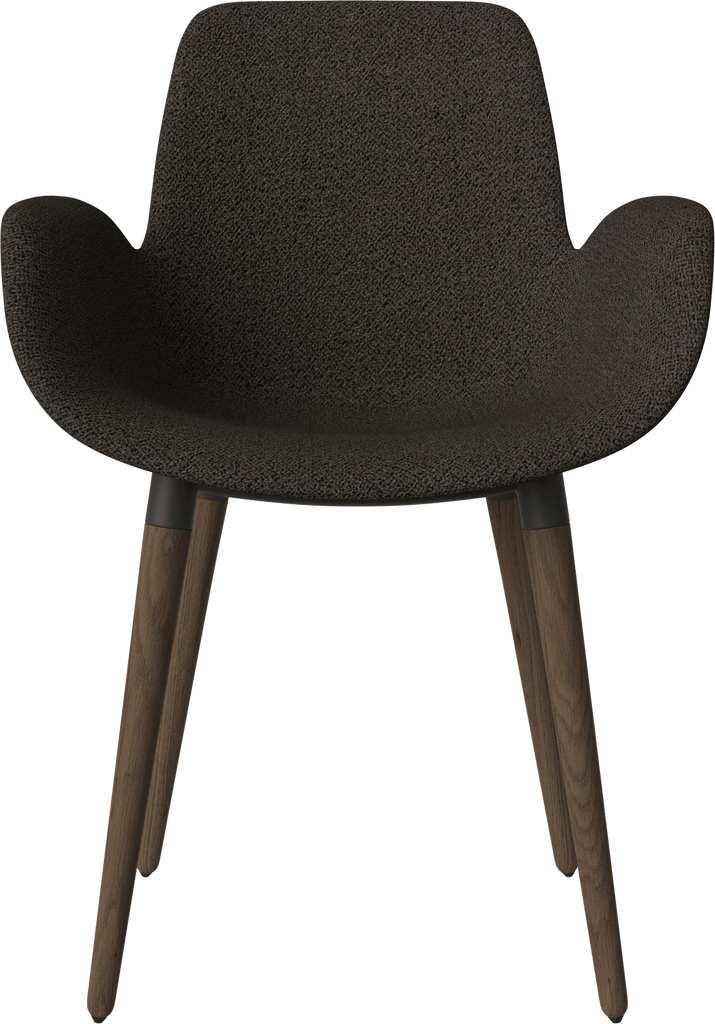 Seed Chair w. armrest & upholstered seat - curated edition