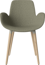 Carica l'immagine nel visualizzatore di Gallery, Seed Chair w. armrest &amp; upholstered seat - curated edition