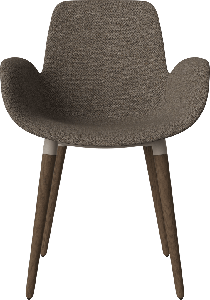 Seed Chair w. armrest & upholstered seat - curated edition