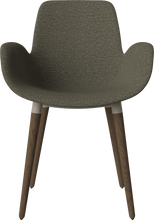 Carica l'immagine nel visualizzatore di Gallery, Seed Chair w. armrest &amp; upholstered seat - curated edition