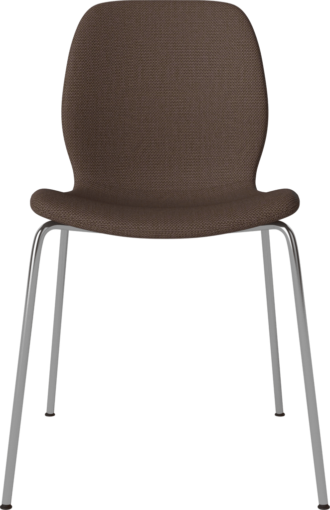 Seed Chair w. Upholstered Seat & Metal Legs