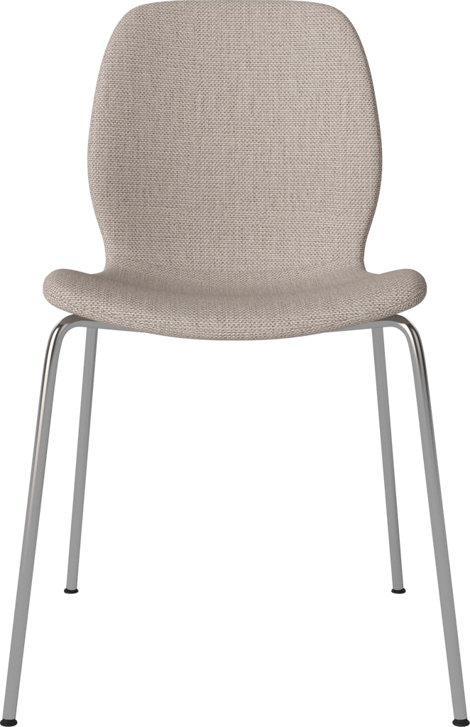 Seed Chair w. Upholstered Seat & Metal Legs