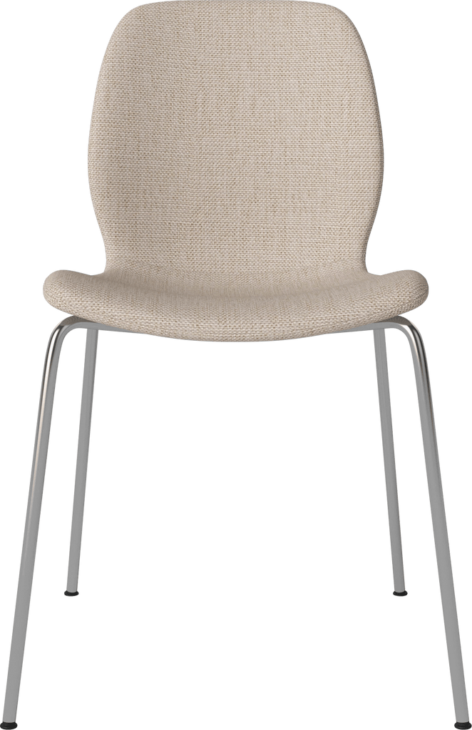 Seed Chair w. Upholstered Seat & Metal Legs