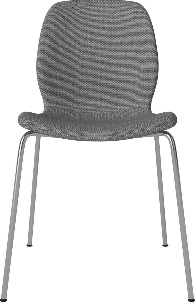 Seed Chair w. Upholstered Seat & Metal Legs