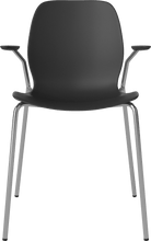 Carica l'immagine nel visualizzatore di Gallery, Seed Chair w. Open Armrest &amp; Metal Legs