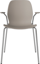 Carica l'immagine nel visualizzatore di Gallery, Seed Chair w. Open Armrest &amp; Metal Legs