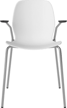 Carica l'immagine nel visualizzatore di Gallery, Seed Chair w. Open Armrest &amp; Metal Legs