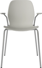 Carica l'immagine nel visualizzatore di Gallery, Seed Chair w. Open Armrest &amp; Metal Legs