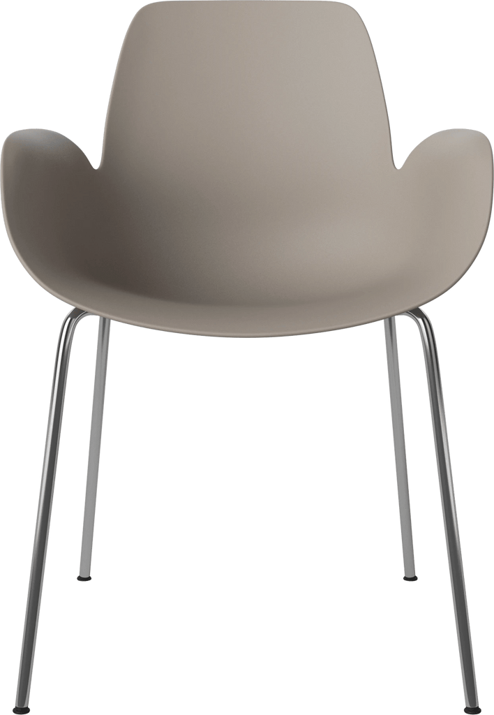 Seed Chair w. Armrest & Metal Legs